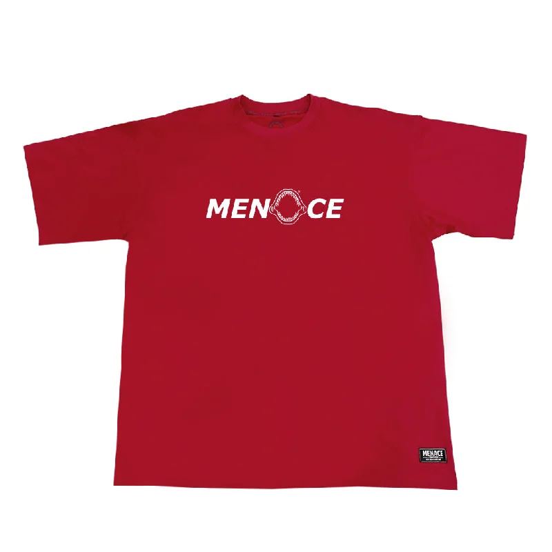 Men's mock - neck t - shirts with a modern and sleek styleSharkbite - T-shirt (RED)