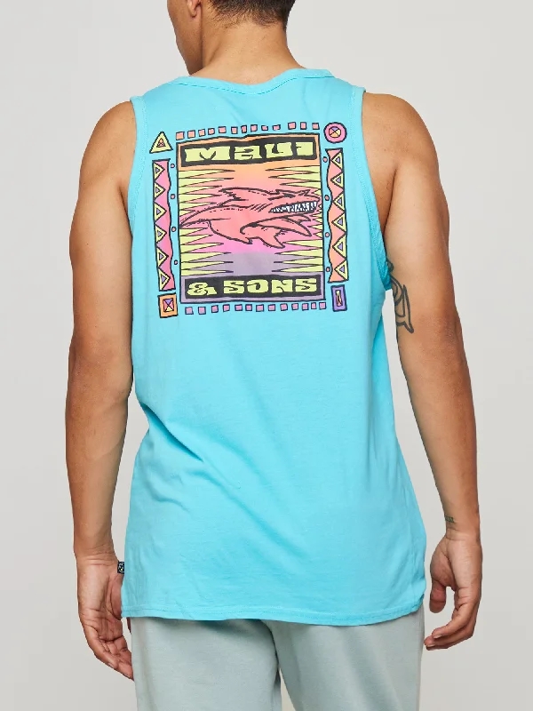 men's tank tops with pocketSo Cal Twist Tank Top