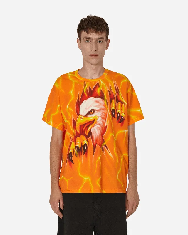 Men's polo t - shirts with a contrast collar for a preppy lookAirbrush T-Shirt Eagle Men's polo t - shirts with a contrast collar for a preppy lookAirbrush T-Shirt Eagle