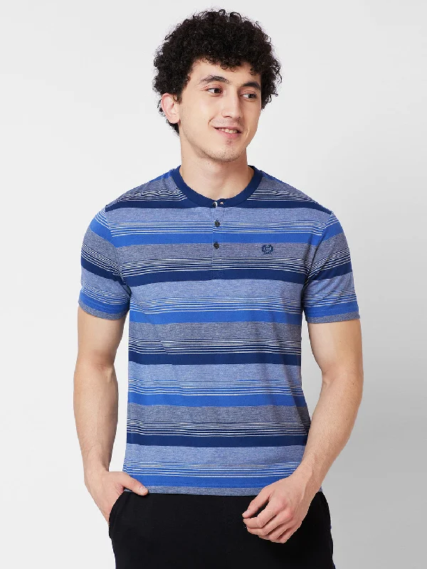 Men's quick - dry polo shirts for water sports activitiesStripe Henley
