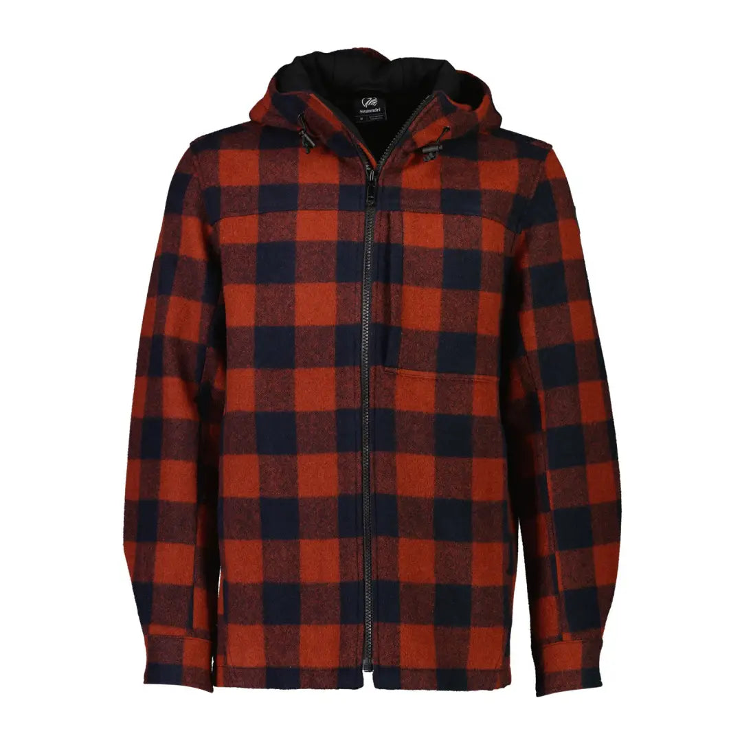 Men jackets with a zip - off sleeves to convert to a vestSwanndri Hudson Wool Hoodie