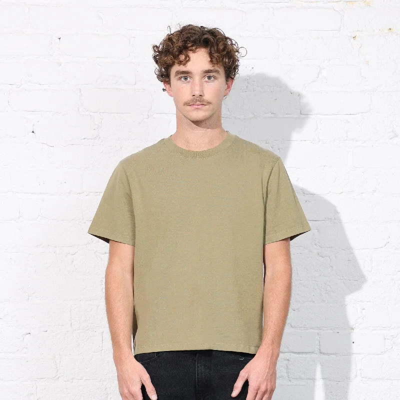 Men's organic cotton crew - neck t - shirts for everyday comfortThe Silverlake Crop Tee II