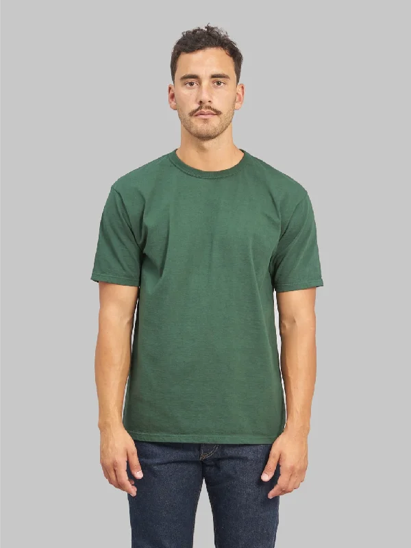 Men's two - tone stripe polo shirts with a preppy styleThe Strike Gold Loopwheeled T-Shirt Green Men's two - tone stripe polo shirts with a preppy styleThe Strike Gold Loopwheeled T-Shirt Green