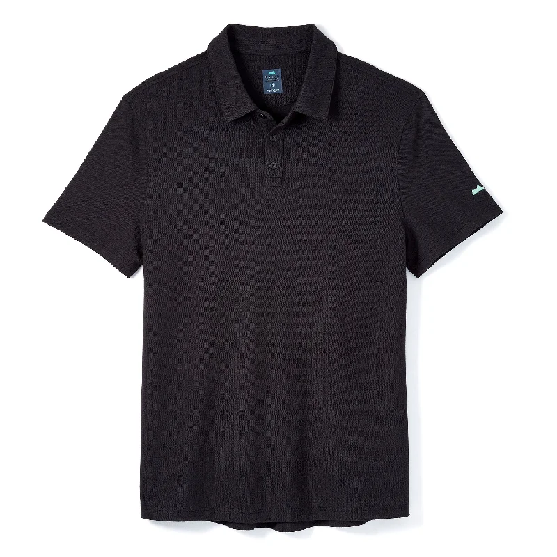 Men's vintage - inspired retro polo shirts with unique patternsTour Polo in Black (OG) Men's vintage - inspired retro polo shirts with unique patternsTour Polo in Black (OG)