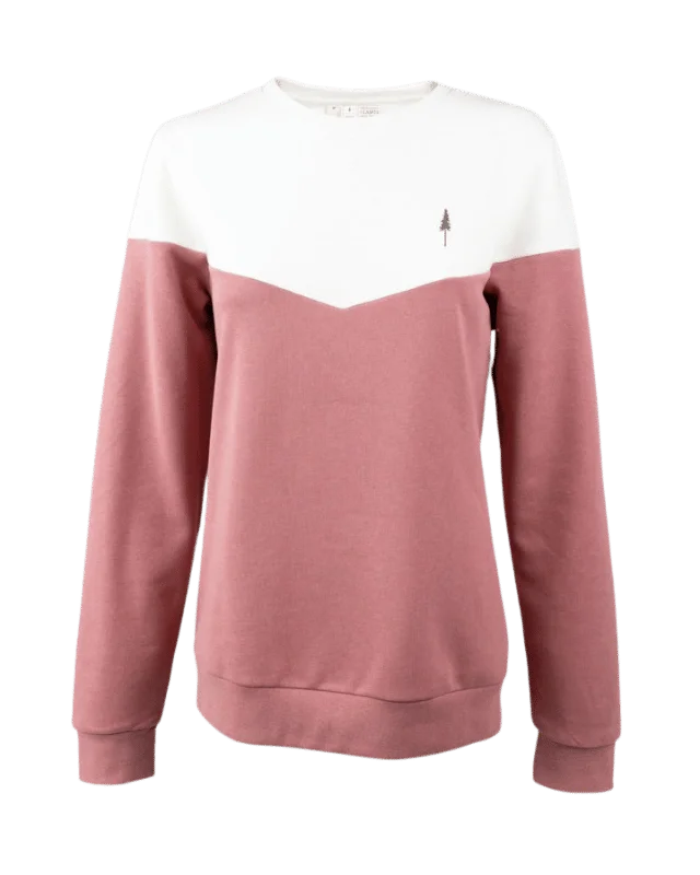 Men's Mock - Neck Pullover in Charcoal for a Modern and Sleek AppearanceTreeSweater Bicolor Women Salmon Mel Men's Mock - Neck Pullover in Charcoal for a Modern and Sleek AppearanceTreeSweater Bicolor Women Salmon Mel