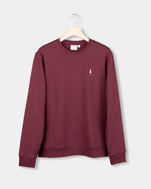 Tall Men's Longline Pullover in Gray for a Relaxed and Fashionable LookTreeSweater Bordeaux Mel Tall Men's Longline Pullover in Gray for a Relaxed and Fashionable LookTreeSweater Bordeaux Mel