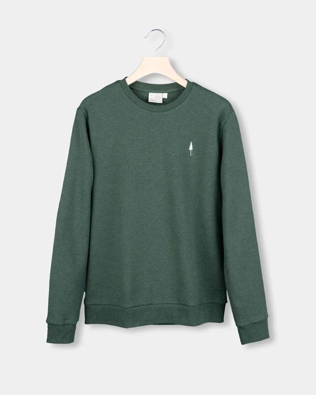 Slim Fit Men's Cotton Pullover in Navy Blue for a Classic Office AttireTreeSweater Olive Mel Slim Fit Men's Cotton Pullover in Navy Blue for a Classic Office AttireTreeSweater Olive Mel