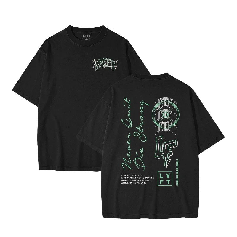 Men's organic cotton crew - neck t - shirts for everyday comfortTrust The Iron Tee - Black