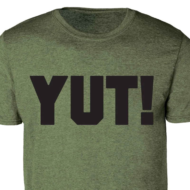 Men's organic cotton crew - neck t - shirts for everyday comfortUSMC YUT! T-shirt