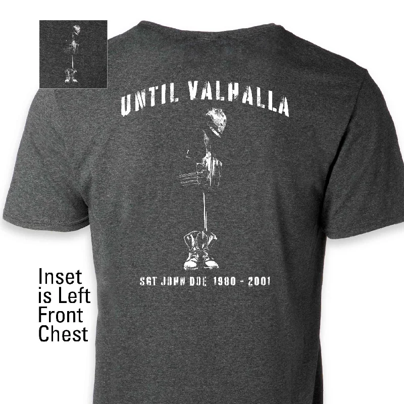 Men's moisture - wicking athletic t - shirts for intense workoutsUntil Valhalla Heathered T-shirt