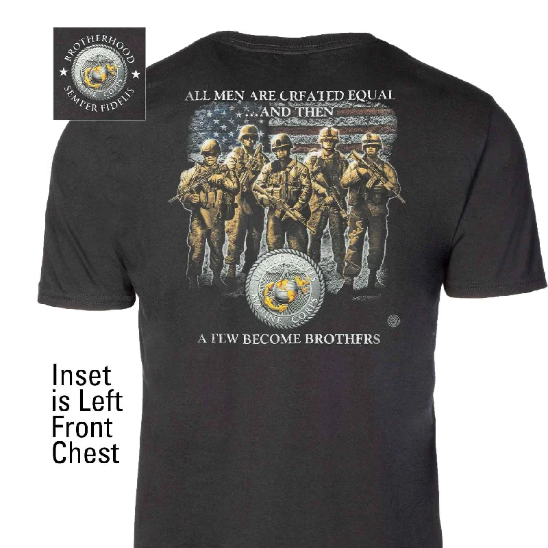 Men's eco - friendly recycled t - shirts for sustainable fashion choicesAll Men Are Created Equal T-shirt