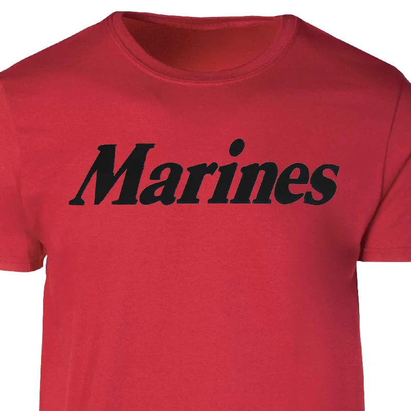 Men's v - neck muscle t - shirts for a body - building aestheticMarines T-shirt