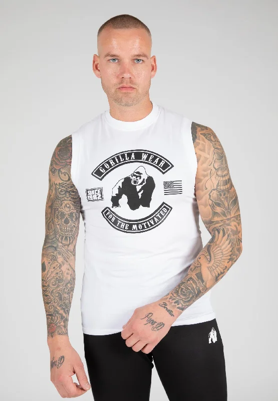 men's tank tops for martial artsTulsa Tank Top - White