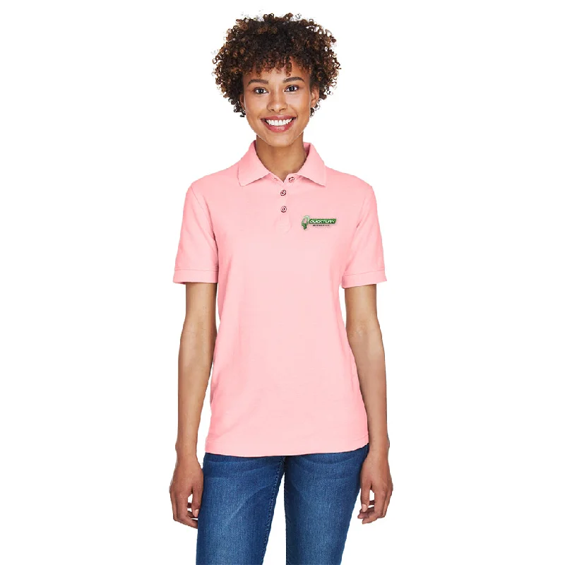 Men's budget - friendly basic polo shirts in multiple colorsUltraClub Ladies' Whisper Pique Polo Men's budget - friendly basic polo shirts in multiple colorsUltraClub Ladies' Whisper Pique Polo