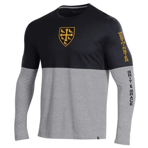 Men's ribbed cuffs and hem polo shirts for a textured lookUnder Armour Long Sleeve Tee Men's ribbed cuffs and hem polo shirts for a textured lookUnder Armour Long Sleeve Tee