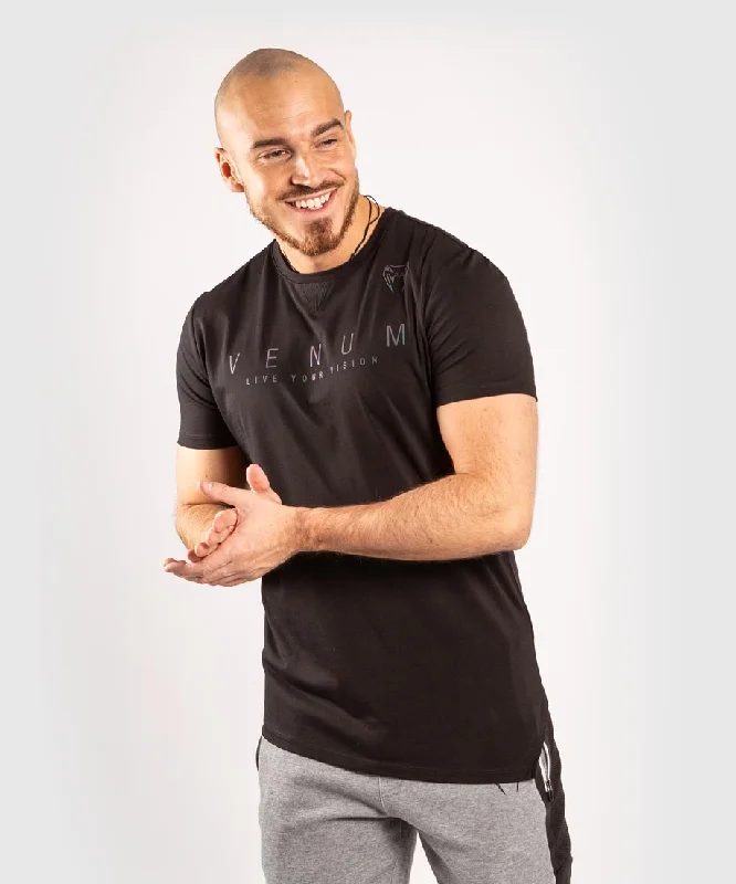 Men's smart - casual checkered t - shirts for semi - formal occasionsVenum LiveYourVision T-Shirt - Black/Iridescent
