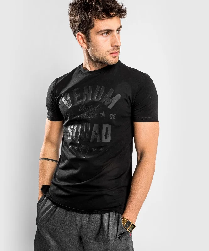 Men's smart - casual checkered t - shirts for semi - formal occasionsVenum Squad T-Shirt - Black/Black