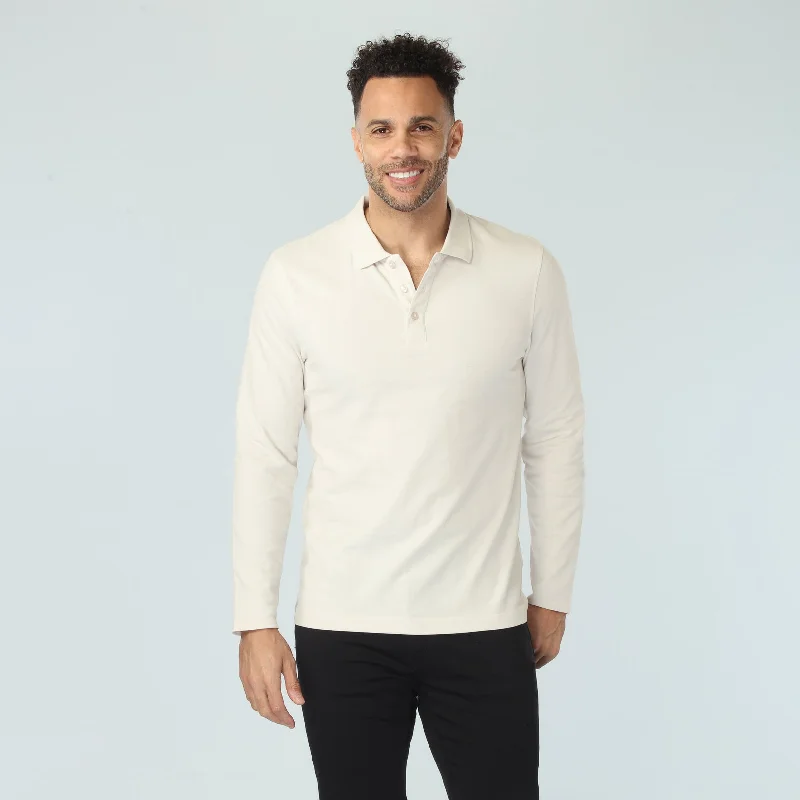 Men's vintage - inspired retro polo shirts with unique patternsWhitesand Polo