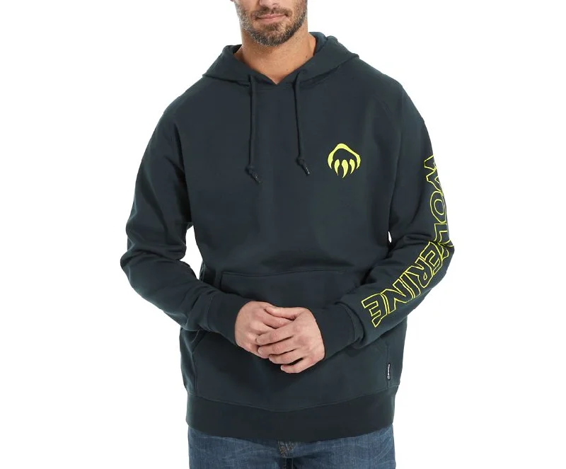 Men's short - sleeve linen t - shirts for summer beach outingsWolverine Men's Graphic Raglan Hoodie
