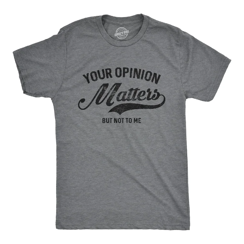 Men's plus - size pocket t - shirts with a classic lookYour Opinion Matters Men's T Shirt