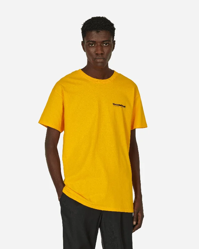 Men's antimicrobial t - shirts for odor - free freshness during travelBrunetti T-Shirt Yellow