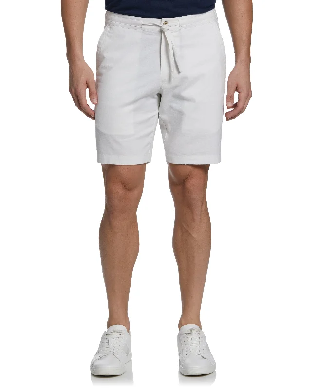 Men's Travel Shorts with Hidden Pockets in Khaki for Secure and Convenient TravelLinen Blend Cross Dye Short Men's Travel Shorts with Hidden Pockets in Khaki for Secure and Convenient TravelLinen Blend Cross Dye Short
