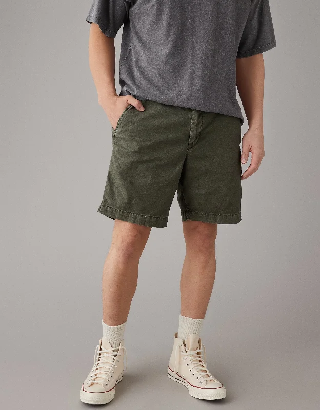 Men's Shorts with a Side - Stripe Design in Gray for a Sporty and Stylish AppealAE Flex 9" Weekend Linen-Blend Short Men's Shorts with a Side - Stripe Design in Gray for a Sporty and Stylish AppealAE Flex 9" Weekend Linen-Blend Short