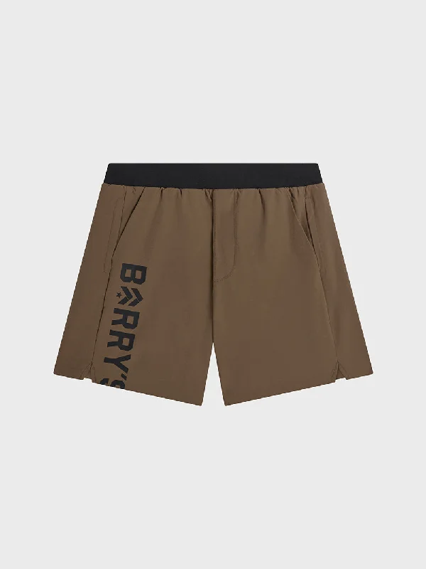 Men's Swim Shorts with a Quick - Dry Fabric in Red for Poolside FunBARRY'S SADDLE BROWN 5" TRAIN SHORT LINED Men's Swim Shorts with a Quick - Dry Fabric in Red for Poolside FunBARRY'S SADDLE BROWN 5" TRAIN SHORT LINED