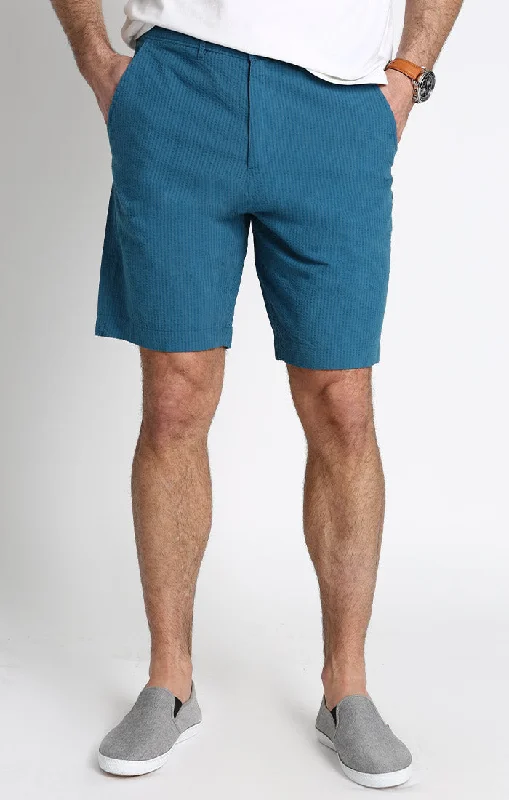 Men's Running Shorts with a Built - in Liner in Gray for a Secure and Moisture - Wicking FitCotton Seersucker Short Men's Running Shorts with a Built - in Liner in Gray for a Secure and Moisture - Wicking FitCotton Seersucker Short