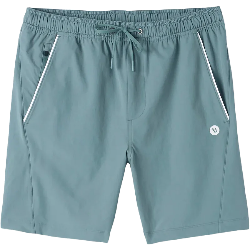 Plus Size Men's Cargo Shorts with Reflective Trim in Black for Nighttime Outdoor ActivitiesMen's Crosscourt Short Plus Size Men's Cargo Shorts with Reflective Trim in Black for Nighttime Outdoor ActivitiesMen's Crosscourt Short