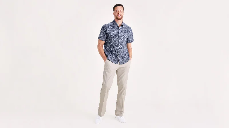 Men's Chino - Style Shorts in Tan with a Roll - Up Hem for a Versatile and Laid - Back LookEasy Khakis, Classic Fit (Big and Tall) Men's Chino - Style Shorts in Tan with a Roll - Up Hem for a Versatile and Laid - Back LookEasy Khakis, Classic Fit (Big and Tall)