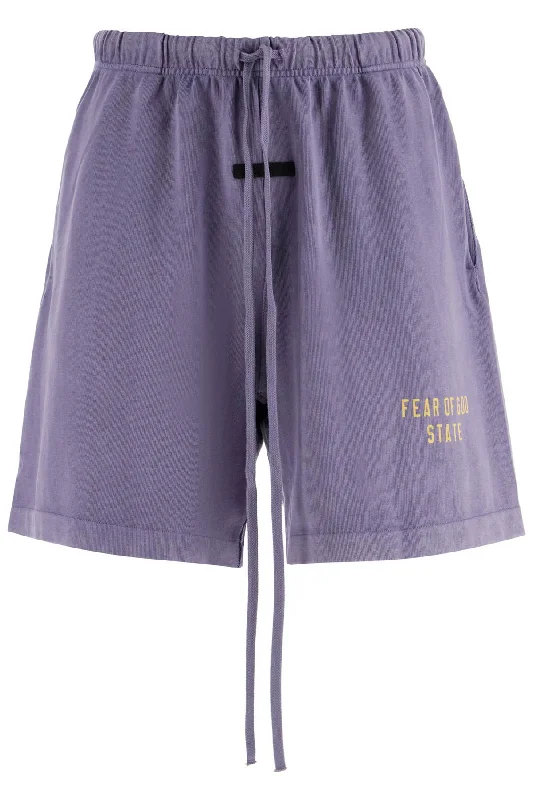 Plus Size Men's Beach Shorts in Orange with a Floral Pattern for a Vibrant Summer LookFear Of God Essentials Men's Heavy Jersey Soccer Shorts Plus Size Men's Beach Shorts in Orange with a Floral Pattern for a Vibrant Summer LookFear Of God Essentials Men's Heavy Jersey Soccer Shorts