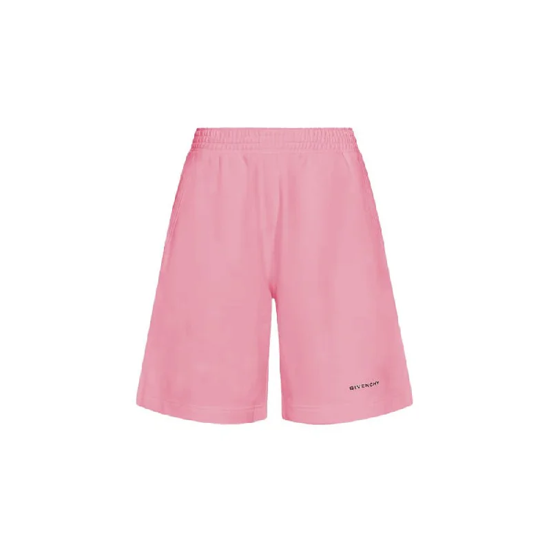 Men's Linen - Blend Shorts in White with a Button - Fly for a Crisp and Cool Summer VibeGivenchy Cotton Men's Short Men's Linen - Blend Shorts in White with a Button - Fly for a Crisp and Cool Summer VibeGivenchy Cotton Men's Short