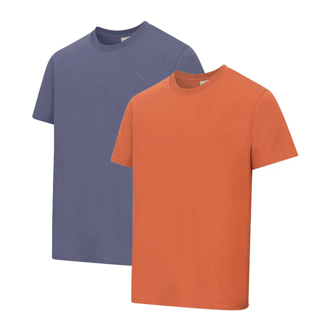 Men's mock - neck t - shirts with a modern and sleek styleHoggs Of Fife Sandwood T-Shirts 2 Pack Men's mock - neck t - shirts with a modern and sleek styleHoggs Of Fife Sandwood T-Shirts 2 Pack