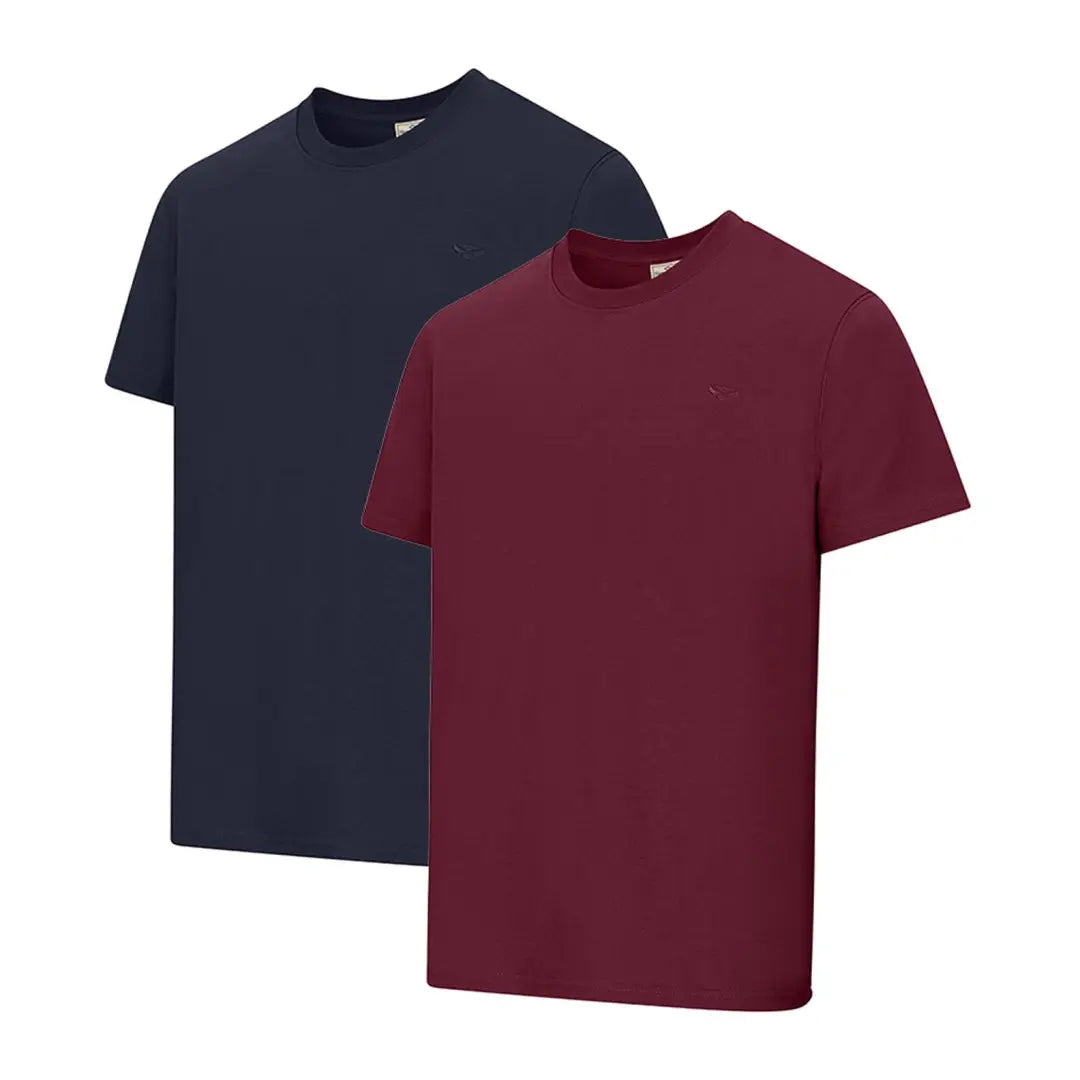 Men's long - sleeve henley t - shirts with button - down placketsHoggs Of Fife Sandwood T-Shirts 2 Pack Men's long - sleeve henley t - shirts with button - down placketsHoggs Of Fife Sandwood T-Shirts 2 Pack