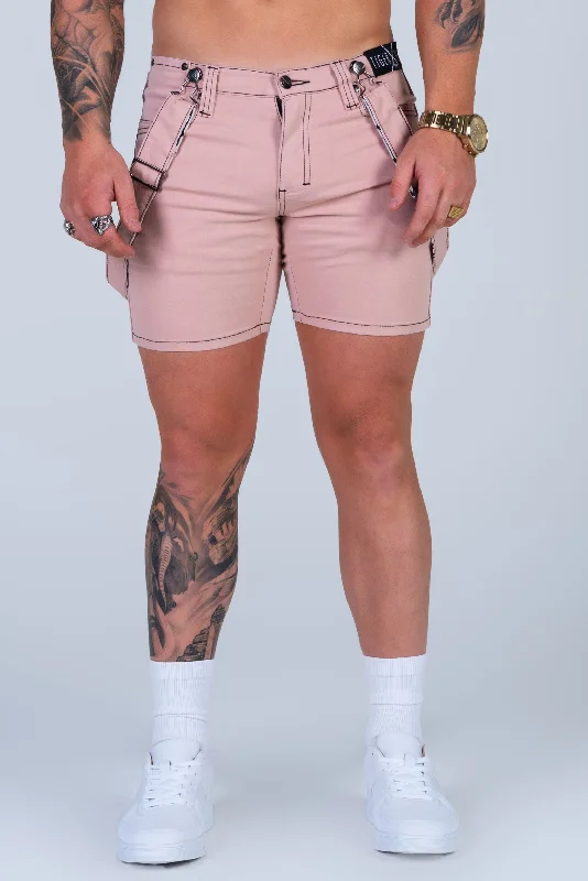 Men's Chino - Style Shorts in Tan with a Roll - Up Hem for a Versatile and Laid - Back LookLLOYD MUSK SHORT Men's Chino - Style Shorts in Tan with a Roll - Up Hem for a Versatile and Laid - Back LookLLOYD MUSK SHORT