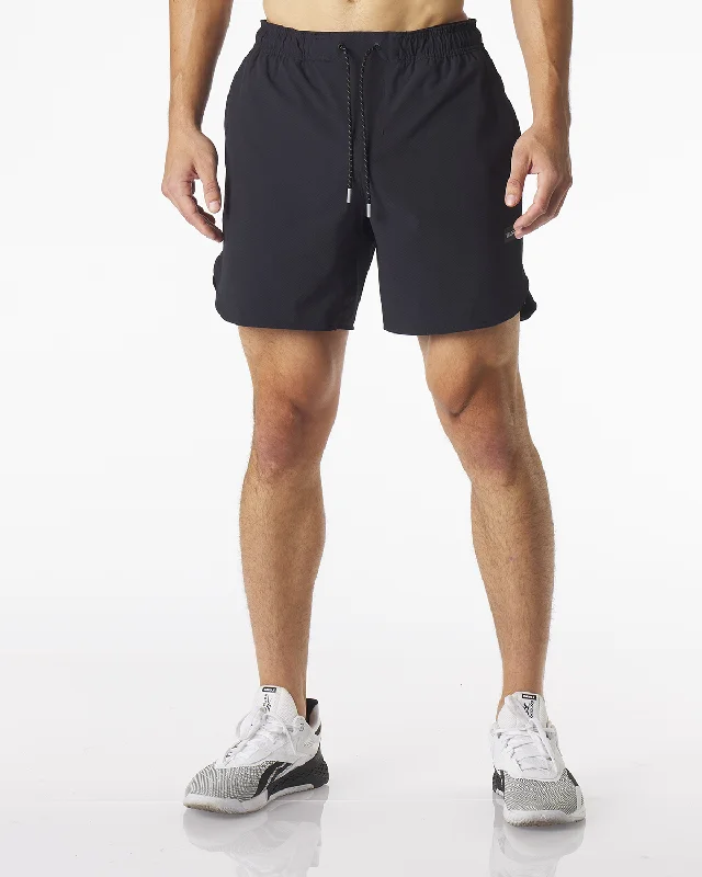 Plus Size Men's Elastic - Waist Denim Shorts in Dark Wash for a Comfortable and Stylish OptionLuka HD Black Plus Size Men's Elastic - Waist Denim Shorts in Dark Wash for a Comfortable and Stylish OptionLuka HD Black