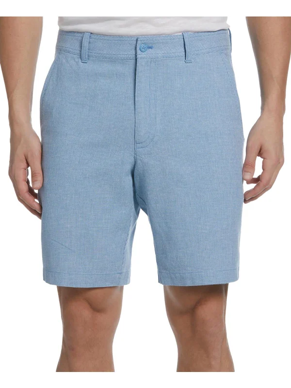 Men's Cycling Shorts with Padded Inserts in Black for Comfortable Bike RidesMens Linen Blend Mid Rise Flat Front Men's Cycling Shorts with Padded Inserts in Black for Comfortable Bike RidesMens Linen Blend Mid Rise Flat Front