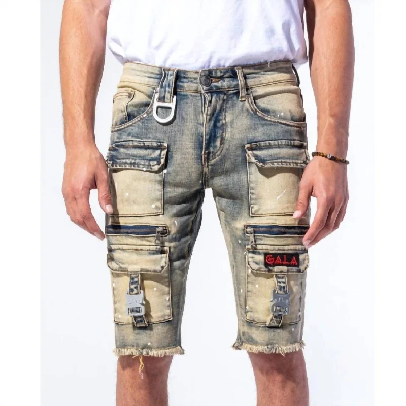 Men's Shorts with a Drawstring Waist in Brown for an Adjustable and Comfortable FitMen's Original Stash Short In Earth Acid Men's Shorts with a Drawstring Waist in Brown for an Adjustable and Comfortable FitMen's Original Stash Short In Earth Acid