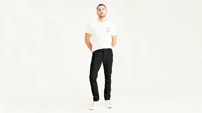 Plus Size Men's Bermuda Shorts in Navy with Belt Loops for a Classic and Tailored AppearanceMen's Skinny Fit Supreme Flex Alpha Khaki Pants Plus Size Men's Bermuda Shorts in Navy with Belt Loops for a Classic and Tailored AppearanceMen's Skinny Fit Supreme Flex Alpha Khaki Pants