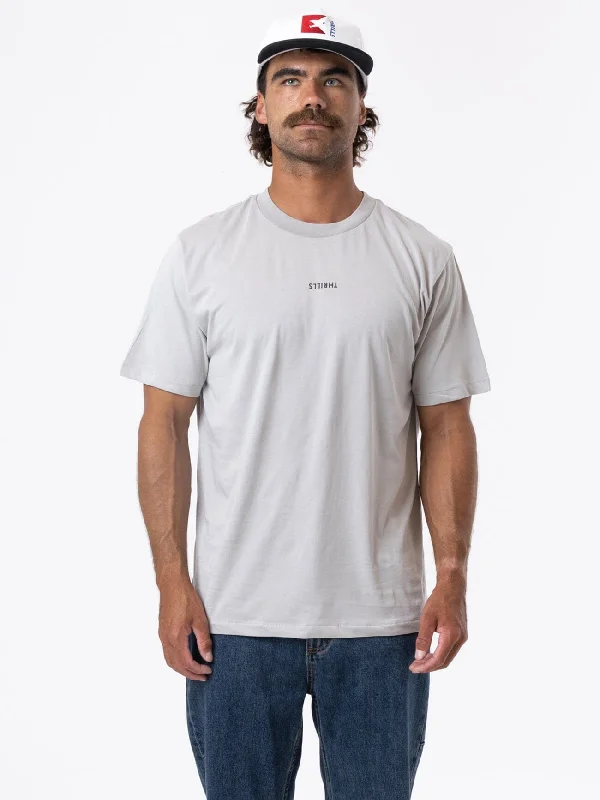 men's tank tops for danceMinimal Thrills Merch Fit Tee - Oyster Grey