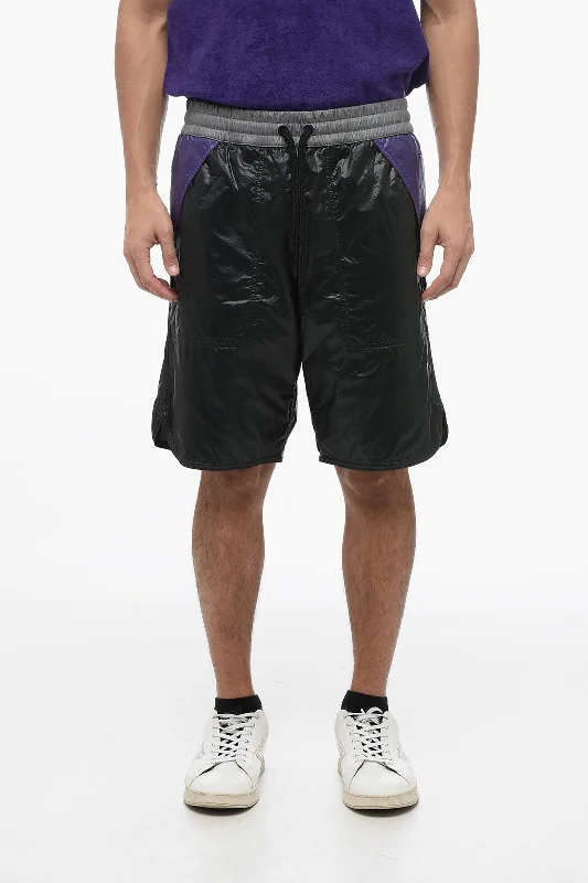 Men's Cargo Shorts with Multiple Pockets in Olive Green for Outdoor AdventuresMoncler DAY-NAMIC Nylon Shorts with Contrasting Waistband Men's Cargo Shorts with Multiple Pockets in Olive Green for Outdoor AdventuresMoncler DAY-NAMIC Nylon Shorts with Contrasting Waistband