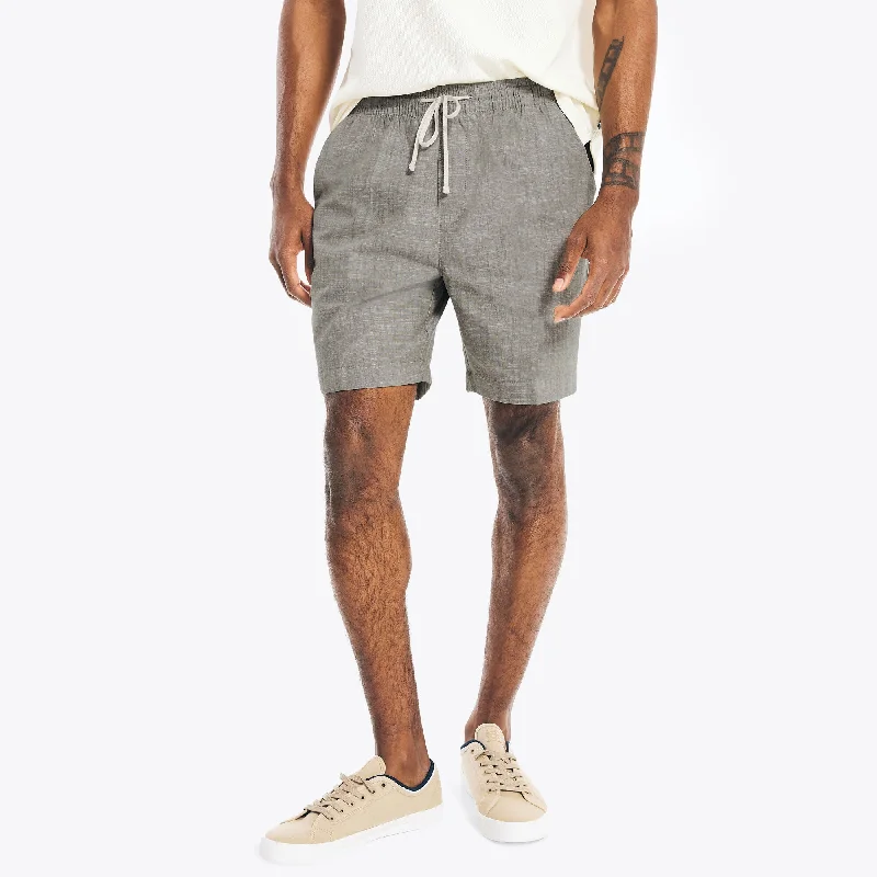 Men's Cycling Shorts with Padded Inserts in Black for Comfortable Bike RidesNautica 7" Boardwalk Short