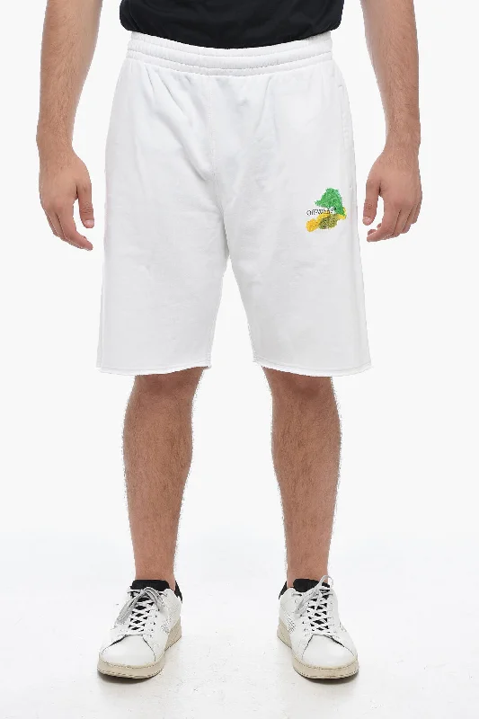 Men's Athletic Mesh Shorts in Black for High - Intensity WorkoutsOff-White SEASONAL Brushed Cotton BRUSH ARROW Shorts Men's Athletic Mesh Shorts in Black for High - Intensity WorkoutsOff-White SEASONAL Brushed Cotton BRUSH ARROW Shorts