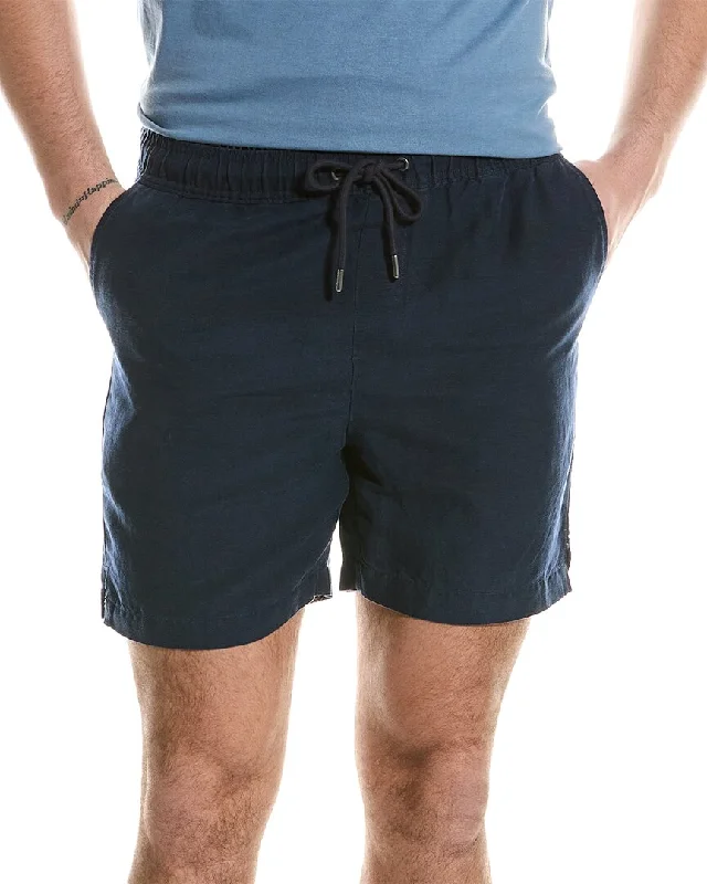 Plus Size Men's Relaxed Fit Linen Shorts in Beige for a Comfortable Summer LookOnia Land To Water Short