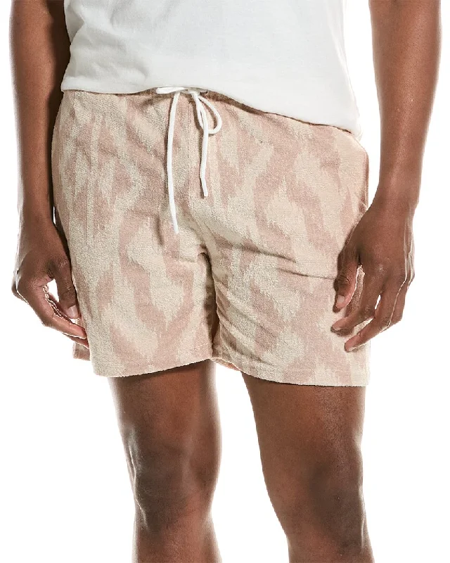 Men's Shorts with a Side - Stripe Design in Gray for a Sporty and Stylish AppealOriginal Paperbacks Loma Towel Terry Volley Short Men's Shorts with a Side - Stripe Design in Gray for a Sporty and Stylish AppealOriginal Paperbacks Loma Towel Terry Volley Short