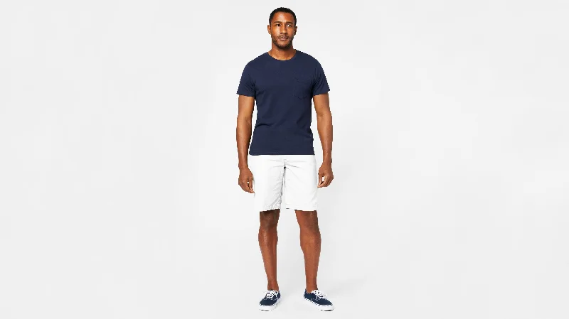 Men's Linen - Blend Shorts in White with a Button - Fly for a Crisp and Cool Summer VibePerfect 10.5" Shorts Men's Linen - Blend Shorts in White with a Button - Fly for a Crisp and Cool Summer VibePerfect 10.5" Shorts