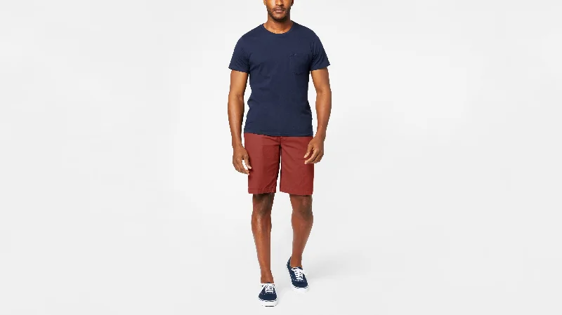 Men's Chino - Style Shorts in Tan with a Roll - Up Hem for a Versatile and Laid - Back LookPerfect 10.5" Shorts Men's Chino - Style Shorts in Tan with a Roll - Up Hem for a Versatile and Laid - Back LookPerfect 10.5" Shorts