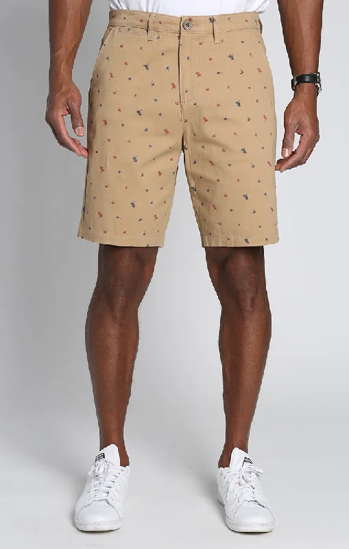 DARK KHAKI TREE PRINT