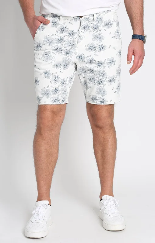 WHITE FLORAL PRINT